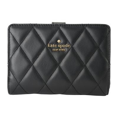 【新品】kate spade 黒レザーキルティング長財布 ケイトスペード長財布 キルティングのおすすめ人気商品一覧 通販