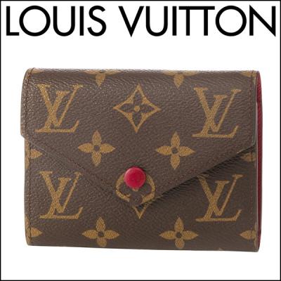美品❣ヴィトン モノグラム ポルトフォイユ ヴィクトリーヌ フューシャ 財布 ポルトフォイユ・ヴィクトリーヌ モノグラム｜ルイ・ヴィトン 公式