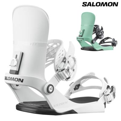 SALOMON スノーボード ビンディング（色：ホワイト系）｜スノーボード