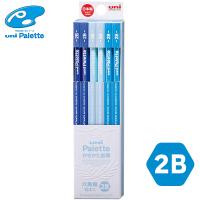 【6個までネコポスOK】 三菱鉛筆 ユニ パレット 5560 6角 [2B] [パステルブルー] 鉛筆 1ダース/12本入り えんぴつ 新入学祝い 新一年生 uni Palette K5560N2B | ぶんぶん文具屋さん Yahoo!店