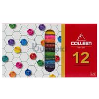 コーリン色鉛筆 colleen 775六角 12色紙箱入り色鉛筆 | 文具通販 ブンドキ.com Yahoo!店