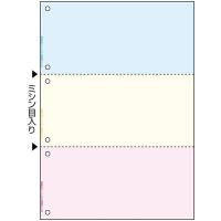 ヒサゴ／FSC（R）認証 マルチプリンタ帳票 A4 カラー 3面 6穴 (FSC2013Z) 1200枚 HISAGO | ぶんぐる