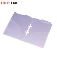 【A4サイズ】LIHIT LAB.（リヒトラブ）／カルテフォルダー（アーチ式）A4 50枚 （HK735）伝票やカルテを一時保管できるポケット付き | ぶんぐる