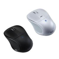 【全2色】ナカバヤシ／小型Bluetooth 静音3ボタンBlueLEDマウス (MUS-BKT111) 全てのボタンを静音化 Nakabayashi | ぶんぐる