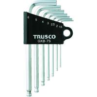 あすつく対応 「直送」 トラスコ TRUSCO GXB-7S ボールポイント六角棒レンチセット ７本組 GXB7S 125-2348 ポイント10倍 | 文具通販ぶんぐっと