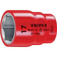 あすつく対応 「直送」 クニペックス（KNIPEX） 9847-13 絶縁１０００Ｖソケット １／２ １３ｍｍ 984713 | 文具通販ぶんぐっと