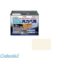 アサヒペン 4970925452627 アサヒペン　水性シリコンアクリル外かべ用　８ＫＧ　アイボリー ポイント10倍 | 文具通販ぶんぐっと