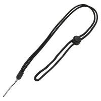 RNST03BK ラスタバナナ スマホ用ネックストラップ（52cm/丸ひもタイプ/耐荷重10kg/ブラック） | 文具通販ぶんぐっと