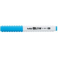 【お取り寄せ】シヤチハタ BLOXカラー筆ペン 蛍光 ブルー KTX-FF-B | BUNGU便