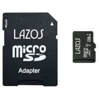 Lazos microSDXCメモリーカード 128GB L-B128MSD10-U3 | BUNGU便