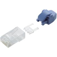 【お取り寄せ】エレコム プロテクタ付爪折防止LANコネクタ Cat6 LD-6RJ45T10 TP | BUNGU便