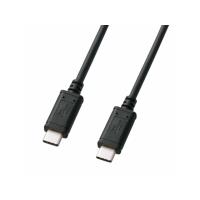 【お取り寄せ】サンワサプライ USB2.0 Type Cケーブル(0.5m・ブラック) KU-CC05 | BUNGU便