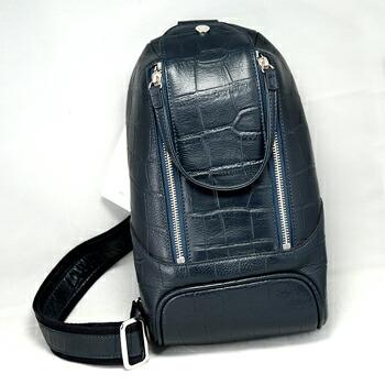 PELLE MORBIDA ペッレモルビダ ボディバッグ ネイビー PELLE MORBIDA 最大42%☆土日限定 ケアセット＋選べるノベルティ