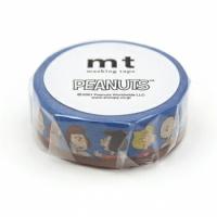 カモ井加工紙 マスキングテープ mt Peanuts SNOOPY ピーナッツ スヌーピー 15mm×7m みんなでおしゃべり MTPNUT01 | 文具マルシェ