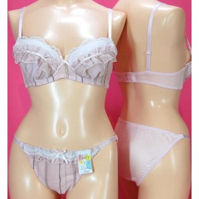 ブラ&ショーツセット(柄:ストライプ)|下着、靴下、部屋着 ブラ&ショーツセット(柄:ストライプ)|下着、靴下、部屋着