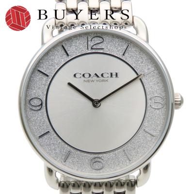 【中古】 コーチ 腕時計 エリオット 14504373 ステンレススチール シルバー 文字盤グリッターシルバー COACH コーチ 腕時計 手表 レディース 母の日 かわいい エリオット シルバー