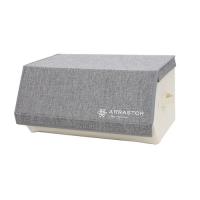 武田コーポレーション スタッキングボックス ワイド グレー A6-ST50GLY | BuzzFurniture