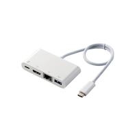 エレコム Type-Cドッキングステーション PD対応 充電用Type-C1ポート USB(3.1)1ポート HDMI1ポート LANポート | BuzzFurniture
