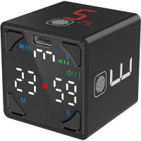 llano TickTime Cube 楽しく時間管理ができるポモドーロタイマー ブラック TK1-Bl1 | BuzzFurniture
