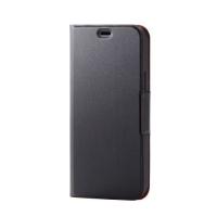 エレコム iPhone 12/iPhone 12 Pro/レザーケース/手帳型/UltraSlim/薄型/磁石付き/ブラック PM-A20B | BuzzHobby