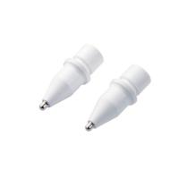 エレコム Apple Pencil 第2世代 第1世代 用 交換ペン先 2個入 太さ約1mm ホワイト P-TIPAP02 | BuzzHobby