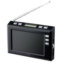 YAZAWA 4.3インチディスプレイ ワンセグラジオ(ブラック) TV03BK | BuzzHobby