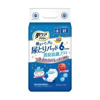 日本製紙クレシア 肌ケア アクティ 朝までぐっすり尿とりパッド 消臭抗菌プラス 6回分吸収 1セット(162枚：27枚×6パック) | BuzzHobby