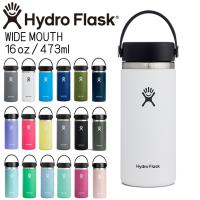 ハイドロフラスク Hydro Flask  16oz 473ml  Wide Mouth ステンレスボトル White | バイザシー