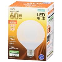 LED電球 ボール電球形 E26 60形相当 電球色 OHM 06-3164 LDG7L-GAG51 | ケーブルストア