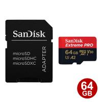 サンディスク microSDXCカード 64GB EXTREME Pro UHS-1 U3 V30 A2 200MB/s アダプター付 SDSQXCU-064G-GN6MA SanDisk マイクロSD microSDカード 海外リテール | ケーブルストア