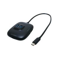 ミヨシ USB PD対応 USB3.2Gen1 Type-C USB4ポートハブ ブラック UDS-HH01PBK | ケーブルストア