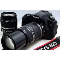 キヤノン Canon EOS 60D ダブルズームキット EF-S18-55ｍｍ/EF-S55-250ｍｍ付属 SDカード付き &lt;プレゼント包装承ります&gt; | カメラFanks-PROShop ヤフー店