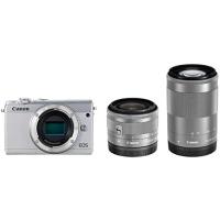 Canon ミラーレス一眼カメラ EOS M100 ダブルズームキット ホワイト EOSM100WH-WZK | カメラFanks-PROShop ヤフー店