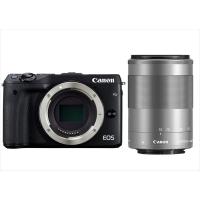 キヤノン Canon EOS M3 ブラックボディ EF-M 55-200mm シルバー 望遠 レンズセット ミラーレス一眼 カメラ 中古 | CAMERArt 2nd-Shop