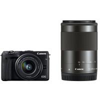 キヤノン Canon EOS M3 EF-M 15-45mm 55-200mm ダブルレンズキット ブラック ミラーレス一眼 カメラ 中古 | CAMERArt 2nd-Shop
