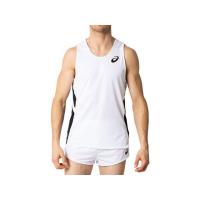 正規品／アシックス 2091A124 RUNNING SHIRT（ブリリアントホワイト） サイズ：L ASICS キャンプ | モトメガネYahoo!店