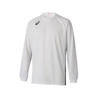 正規品／アシックス 2101A054 M TEAM PRACTICE LS（ブリリアントホワイト） サイズ：2XL ASICS キャンプ | モトメガネYahoo!店