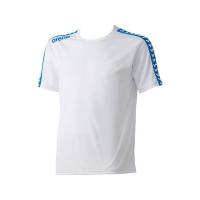 正規品／arena ARN-6331 チームラインTシャツ（ホワイト） サイズ：S arena キャンプ | モトメガネYahoo!店