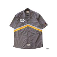 正規品／クレイスミス CSY-3907 HEADER ワークシャツ（グレー） サイズ：M Clay Smith バイク | モトメガネYahoo!店