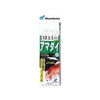 正規品／HAYABUSA アマダイ フロロ 丸海津ケン付き 2本鈎2セット SE682 13号 ハリス3 Hayabusa キャンプ | モトメガネYahoo!店