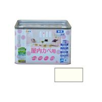 アサヒペン NEW水性インテリアカラー屋内カベ 5L（ミルキーホワイト） asahipen | モトメガネYahoo!店