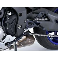 正規品／オーバーレーシング YZF-R1 バックステップ 4ポジション カラー：ブラック OVER RACING バイク | モトメガネYahoo!店