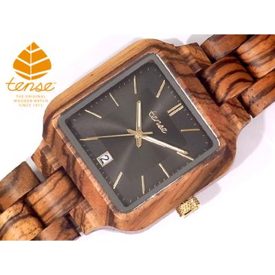 新品未使用TENSE ウッドウォッチ 316 定価34,100円 カナダ製 Tense ウッドウォッチ 木製 懐中時計 日本製