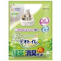 ユニ・チャーム ペット デオトイレ 緑茶成分入り・消臭サンド 4L | キャナルサイド