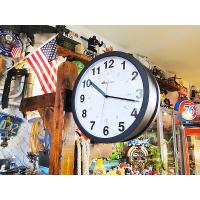 ダルトン　ダブルフェイスウォールクロック　Lサイズ　（ブラック）　■　アメリカン雑貨　アメリカ雑貨　DULTON | アメリカン雑貨専門店キャンディタワー