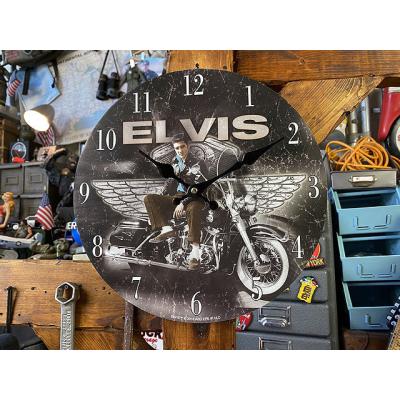 楽天市場】アメリカンバイク Vツインエンジン クロック 置き時計