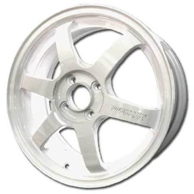ホイール レイズ TE37 15インチ ホワイト(アルミホイール)の ホイール レイズ TE37 15インチ ホワイト(アルミホイール)の