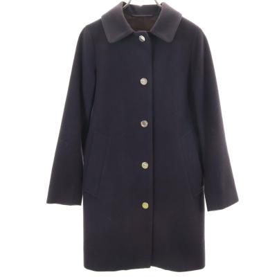Mackintosh レディースステンカラーコート（色：ネイビー系