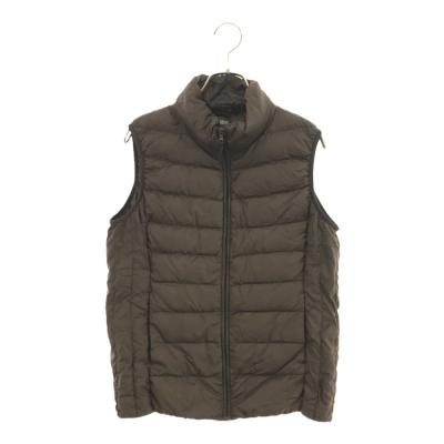 美品　ユニクロ　プラスJ ダウンベスト　ダークブラウン　M UNIQLO - 美品☆UNIQLO【ユニクロ】ダウンベスト ダークブラウン