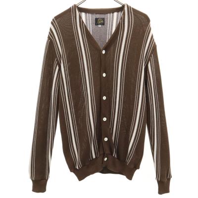 Needles ボタン付きカーディガン Mサイズ ブラウン Needles メンズカーディガン｜トップス｜ファッション おすすめ人気